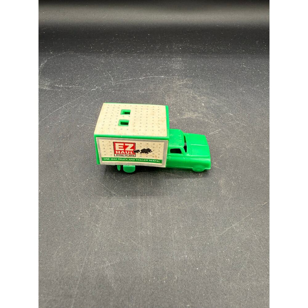 Vintage JVZ Co. plastic EZ Haul moving truck ripcord toy - No ripcord